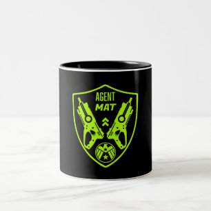 Caneca De Café Em Dois Tons Kids Toy Dart Gun Batalha