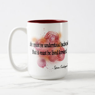 Caneca De Café Em Dois Tons Kierkegaard