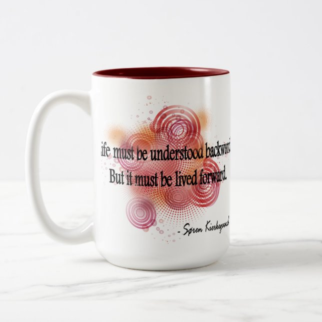 Caneca De Café Em Dois Tons Kierkegaard (Esquerda)