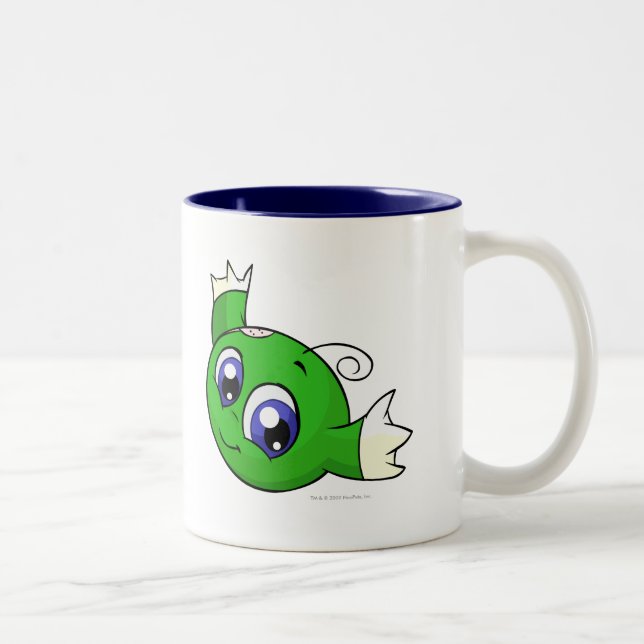 Caneca De Café Em Dois Tons Kiko verde de roda (Direita)