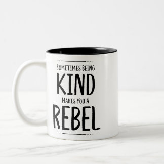 Caneca De Café Em Dois Tons Kind Rebel