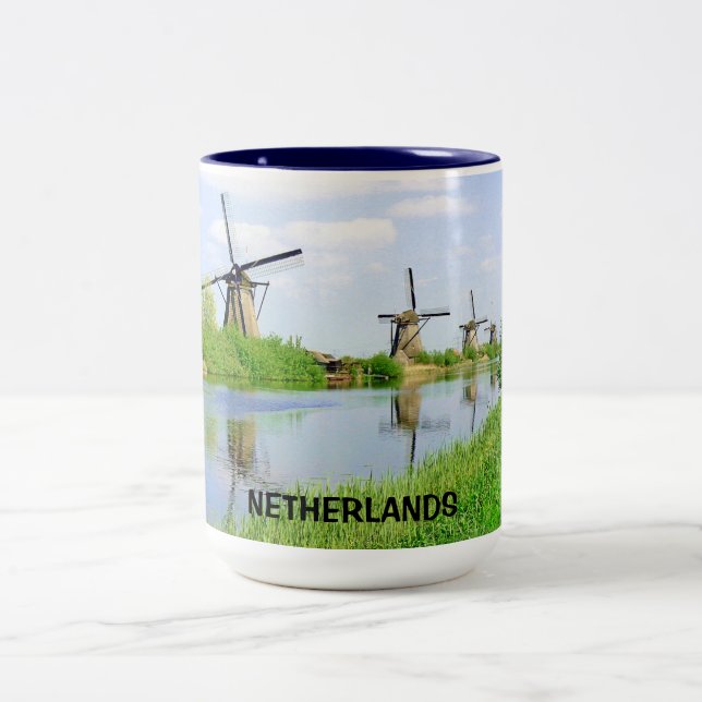 CANECA DE CAFÉ EM DOIS TONS KINDERDIJK, PAÍSES BAIXOS (Centro)