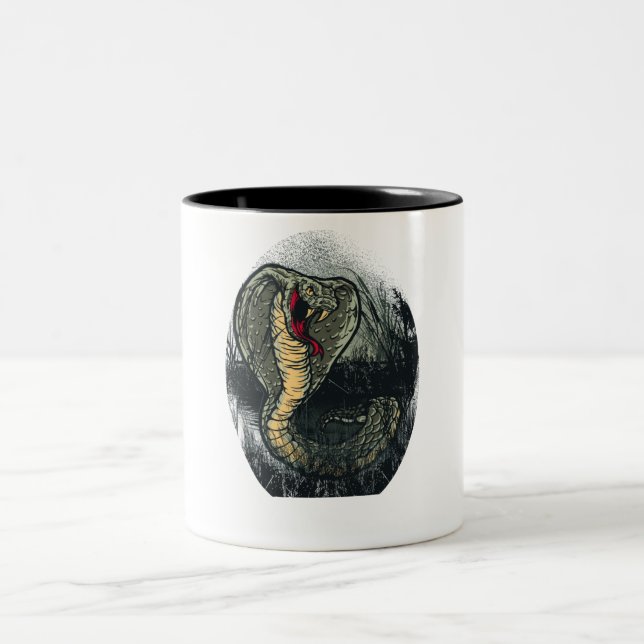 Caneca De Café Em Dois Tons King Cobra (Centro)