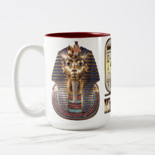 Caneca De Café Em Dois Tons King Tut 15oz Coffee Mug
