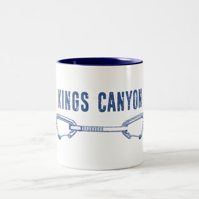 Caneca De Café Em Dois Tons Kings Canyon Climbing Quickdraw (Centro)