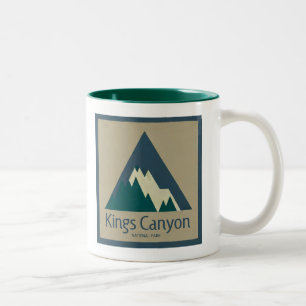Caneca De Café Em Dois Tons Kings Canyon National Park Rustic