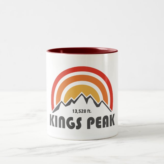 Caneca De Café Em Dois Tons Kings Peak, Utah (Centro)