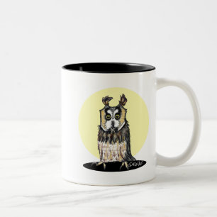Caneca De Café Em Dois Tons KiniArt European Owl Mug
