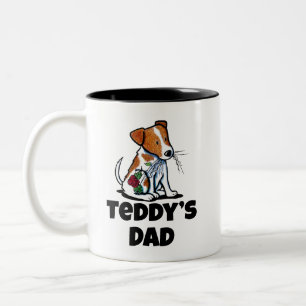 Caneca De Café Em Dois Tons KiniArt Jack Russell Terrier