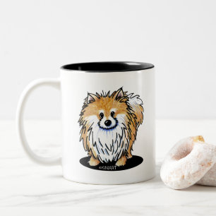 Caneca De Café Em Dois Tons KiniArt Pomerânia