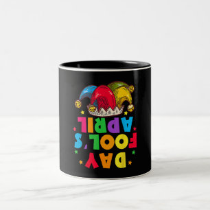 Caneca De Café Em Dois Tons Kit de Pegadinhas Divertidas do Dia da Mentira 1º