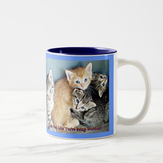 Caneca De Café Em Dois Tons Kitten Mug (Direita)