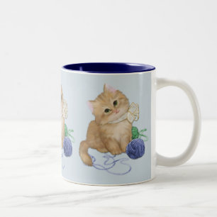 Caneca De Café Em Dois Tons Kitten Play
