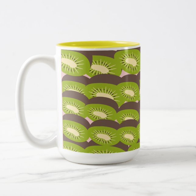 Caneca De Café Em Dois Tons Kiwi (Esquerda)