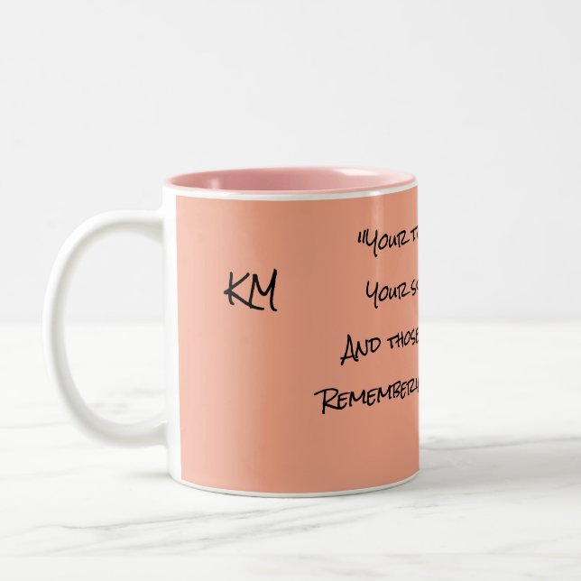 Caneca De Café Em Dois Tons KM Mug (Esquerda)