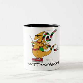 Caneca De Café Em Dois Tons Knittinggaroos Rollerblading