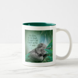 Caneca De Café Em Dois Tons Koala Nap