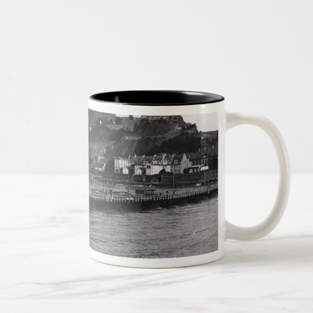 Caneca De Café Em Dois Tons Koblenz, Ehrenbreitstein, c.1910 (Direita)