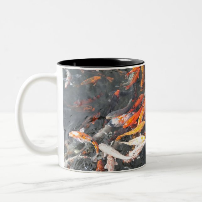Caneca De Café Em Dois Tons Koi (Esquerda)