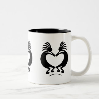 Caneca De Café Em Dois Tons Kokopelli