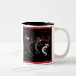 Caneca De Café Em Dois Tons Kokopelli Christmas Mug