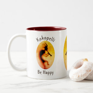 Caneca De Café Em Dois Tons Kokopelli seja um bom inspirador