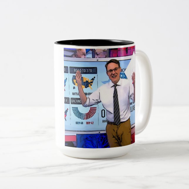 Caneca De Café Em Dois Tons Kornacki, (Frente Esquerda)