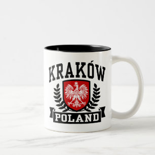 Caneca De Café Em Dois Tons Krakow Polônia