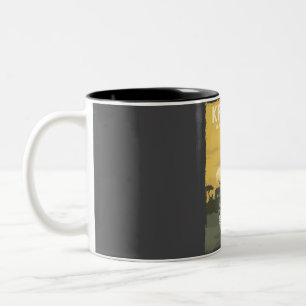 Caneca De Café Em Dois Tons Kruger National Park Poster de viagens África do S