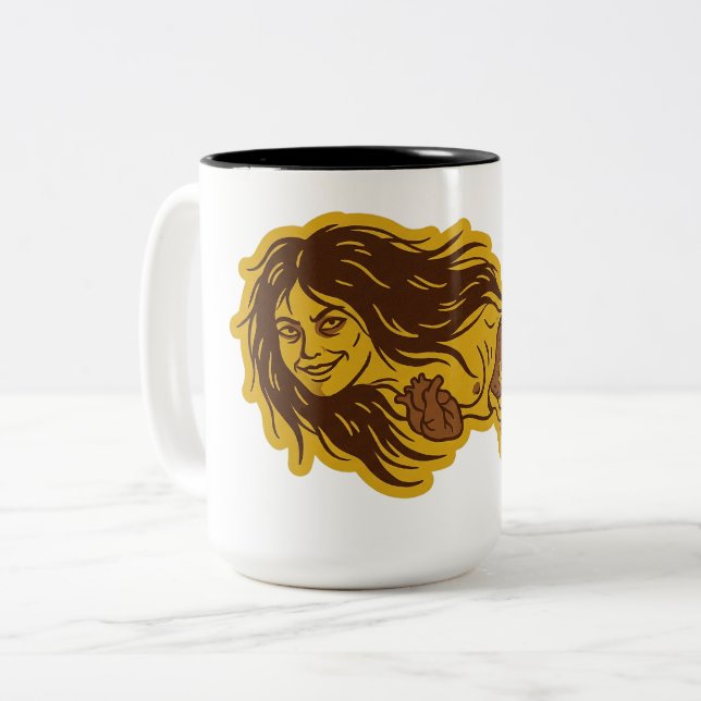 Caneca De Café Em Dois Tons Kuyang (Frente Esquerda)