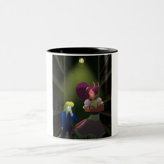 Caneca De Café Em Dois Tons Kuzoura e Garota Lagostim (Centro)