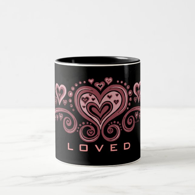 CANECA DE CAFÉ EM DOIS TONS L O V E D! (Centro)