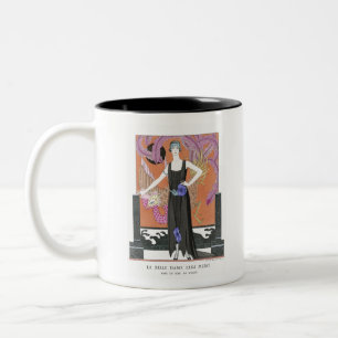 Caneca De Café Em Dois Tons La belle dame sans merci por George Barbier