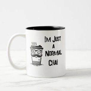 Caneca De Café Em Dois Tons Lã branca com amante de café/café do interior pret