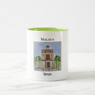 Caneca De Café Em Dois Tons La Capilla del Puerto de Malaga