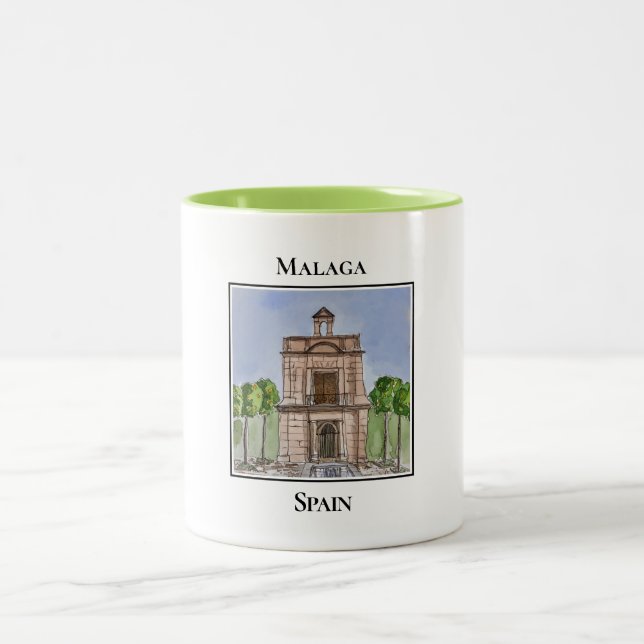 Caneca De Café Em Dois Tons La Capilla del Puerto de Malaga (Centro)
