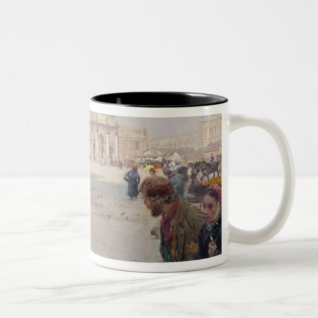 Caneca De Café Em Dois Tons La Lugar du Carrossel, Paris (Direita)