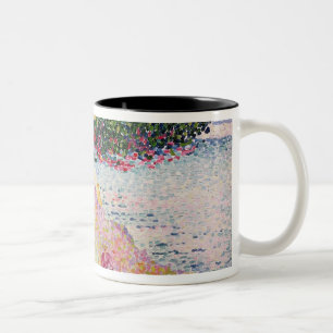 Caneca De Café Em Dois Tons La Plage de Santo-Clair, 1906-07