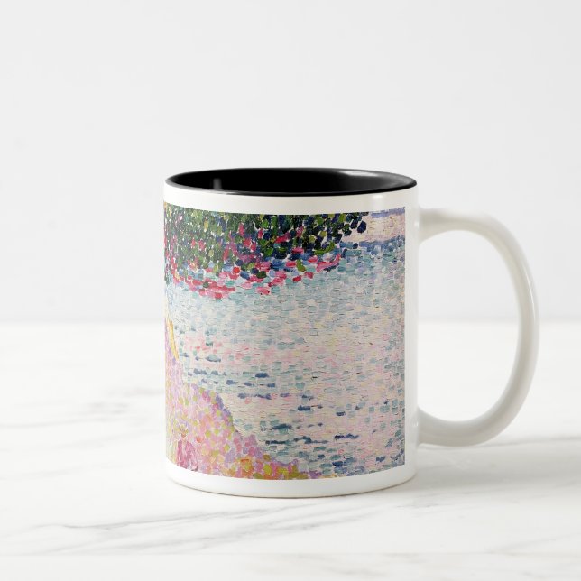 Caneca De Café Em Dois Tons La Plage de Santo-Clair, 1906-07 (Direita)