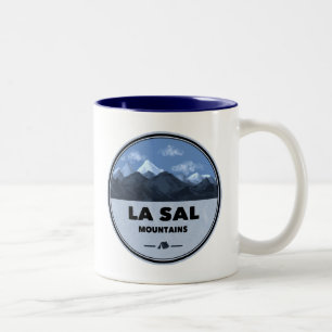 Caneca De Café Em Dois Tons La Sal Mountain Utah Camping