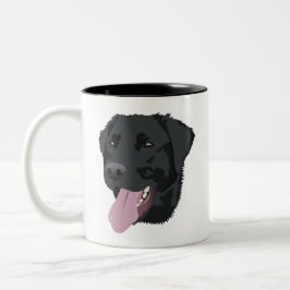 Caneca De Café Em Dois Tons Laboratório Preto