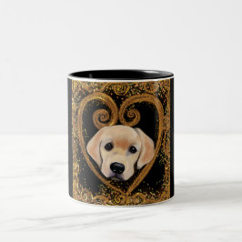 Caneca De Café Em Dois Tons Labrador Retriever