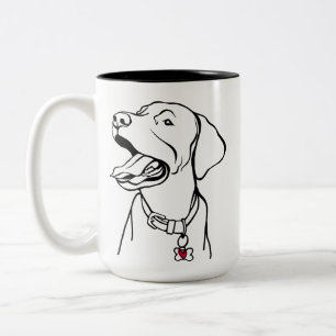 Caneca De Café Em Dois Tons Labrador Retriever Mug
