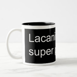Caneca De Café Em Dois Tons Lacanian Super Predator