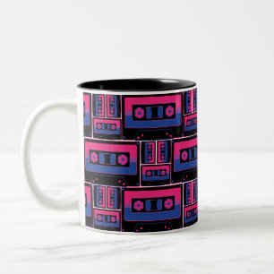 Caneca De Café Em Dois Tons Lado B Da Bi Escuro Retroativo