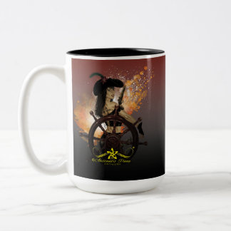 Caneca De Café Em Dois Tons Lady Black Corsair