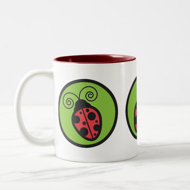 Caneca De Café Em Dois Tons Lady Bug (Esquerda)