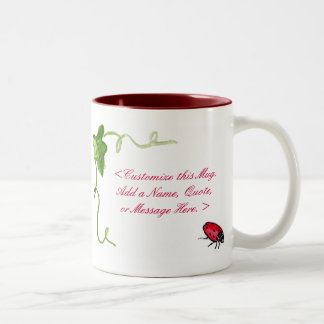 Caneca De Café Em Dois Tons Lady Bug Mug