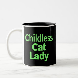 Caneca De Café Em Dois Tons Lady Funny Lady Gato Sem Fios Votação 2024
