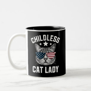 Caneca De Café Em Dois Tons Lady Gato Sem Fios 2024